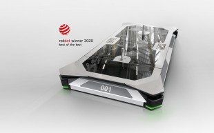 The driverless transport system "EcoProFleet" is right at the top of the winners' podium of the reddot product design award 2020.